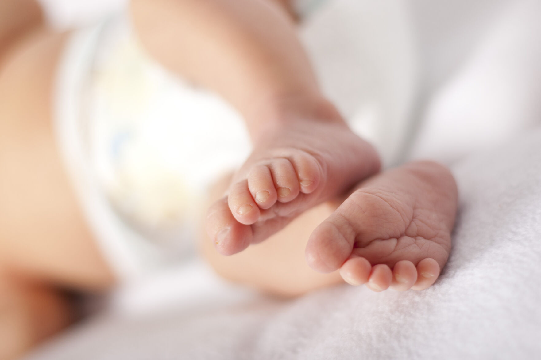 Close-up of newborn